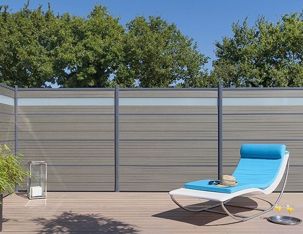 Privacy Fencing Panels of Wood Plastic Composite