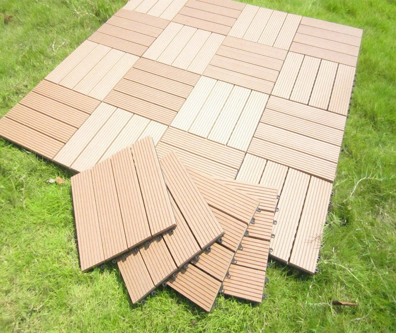 Diy Decking Wood Plastic Composite - How To Make A Temporary Patio On Grass